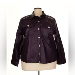 NWOT NYDJ purple jacket 3X